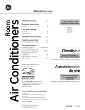 GE AEH06LSQ1 Owner's Manual And Installation Instructions