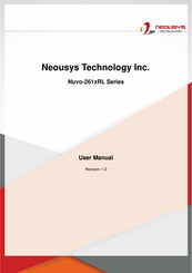 Neousys Technology Nuvo-2610RL User Manual