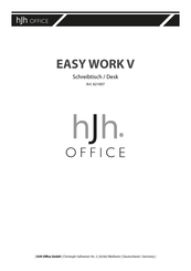 HJH office EASY WORK V 821007 Manual