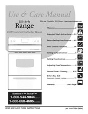 Frigidaire FEF326FSC Use & Care Manual