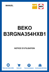 Beko B3RGNA354HXB1 User Manual