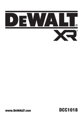 DeWalt DCC1018T1 Original Instructions Manual