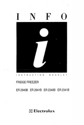 Electrolux ER 2341B Instruction Booklet