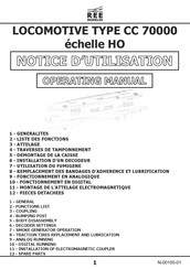 REE MODELES CC-70002 Operating Manual