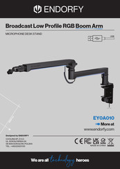 ENDORFY Broadcast Low Profile RGB Boom Arm Manual