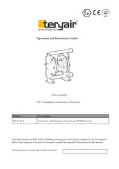 Teryair TM12 SSX Operation And Maintenance Manual