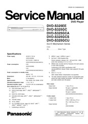 Panasonic DVD-S325EE Service Manual