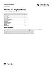 Rockwell Automation Allen-Bradley POINT I/O C Series Installation Instructions Manual