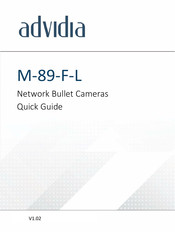 advidia M-89-F-L Quick Manual