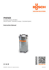 BUSCH PHENIX SR 0400 E Instruction Manual