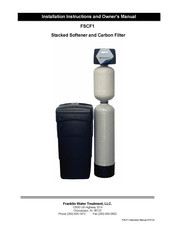 Franklin Water Treatment FSCF1 Installation Instructions And Owner's Manual