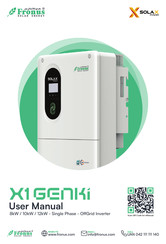 Solax Power Fronus X1-Genki-8K User Manual