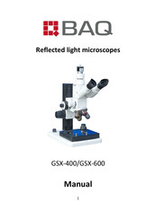 BAQ GSX-600 Manual