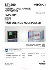 Hioki SW2001-04 Startup Manual