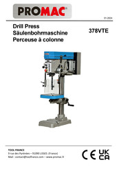 Promac 378VTE Instruction Manual