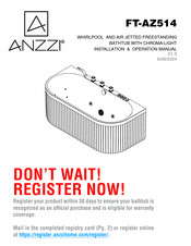 Anzzi FT-AZ514 Installation & Operation Manual
