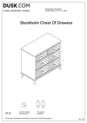 DUSK Stockholm STO-MAH-4DC Assembly Instructions Manual