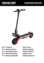 Sencor X40 User Manual