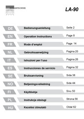 HumanTechnik LA-90 Operation Instructions Manual
