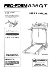 Sears PRO-FORM 835QT User Manual