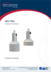 SIAP+MICROS t023a-TNU04-IVS User Manual And Maintenance