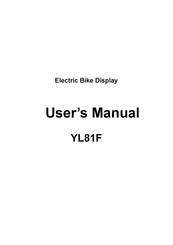BURCHDA YL81F User Manual