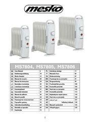 Mesko MS7804 User Manual