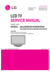 LG 32LH3010 Service Manual