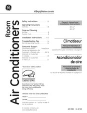 GE AEL18DQQ1 Owner's Manual And Installation Instructions