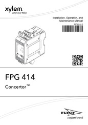 Xylem FLYGT Concertor FPG 414 Installation, Operation And Maintenance Manual