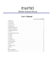 Jay-tech PA0785 User Manual