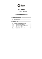 IPRO I5233 Pro User Manual