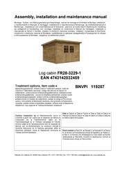 Palmako FR28-3229-1 Assembly, Installation And Maintenance Manual