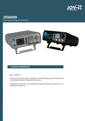 Joy-it JDS6600-B Manual