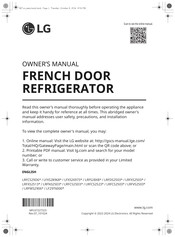 LG LF29T6000 Series Owner's Manual