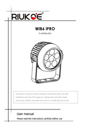 RIUKOE WiB6 IPRO User Manual