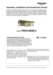Lemeks Palmako FR44-9030-3 Assembly, Installation And Maintenance Manual