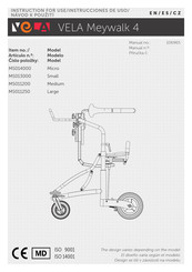 Vela MS011200 Instructions For Use Manual