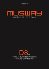 Musway D8 v4 Manual