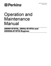 Perkins 2806J-E18TA Operation And Maintenance Manual