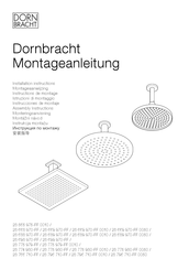 Dornbracht 28 699 970-FF Installation Instructions Manual