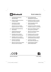 EINHELL TE-JS 18/800 Z Li Original Operating Instructions