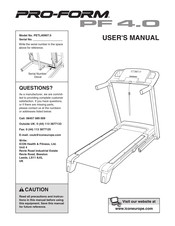 ICON IP PRO-FORM PF 4.0 User Manual
