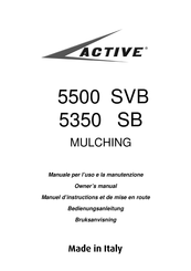 Active 5500 SVB Owner's Manual