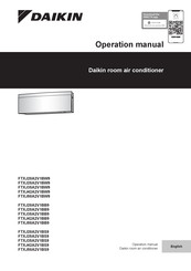 Daikin FTXJ42A2V1BW9 Operation Manual