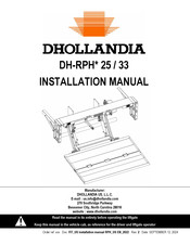 Dhollandia DH-RPH 33 Installation Manual