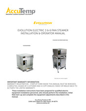 AccuTemp Connected Evolution E32081E060 SGL Installation & Operator's Manual
