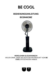 Be Cool BCSN40CMZ Operating Instructions Manual