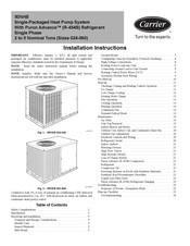 Carrier 50NHB 048 Installation Instructions Manual