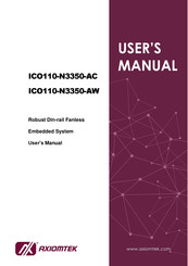 AXIOMTEK ICO110-N3350-AW User Manual